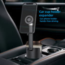 Magnetic Car Cup Holder Phone Mount - ستاند سيارة - القاعدة مكان الكوب + حامل كوب - ماغ سيف - ذراع طويل