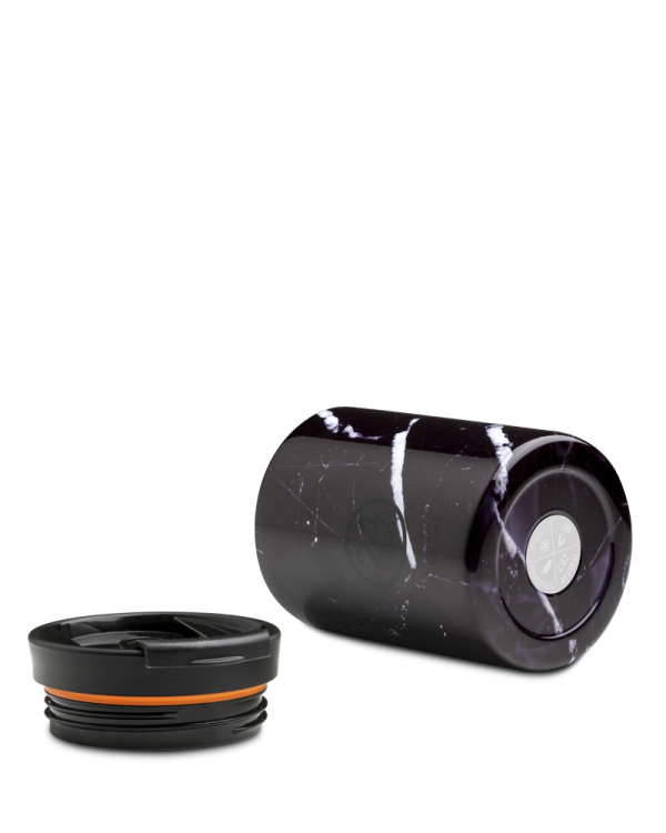 24Bottles Travel Tumbler 600ml - Black Marble [F] - كوب حافظ للحرارة - مناسب للسفر والرحلات