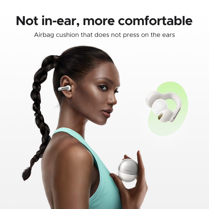 UGREEN HiTune S5 True Wireless Earbuds - White [b] -  سماعة يوجرين - بلوتوث - كفاله 12 شهر