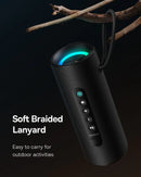 Baseus VO20 Portable Speaker – Black [D] - سبيكر مكبر صوت - بيسوس - كفالة 24 شهر