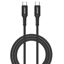 Rocket Type-c to Type-c 60W original fast charging cable [H] - سلك شحن - روكيت -  تايب سي - طول 1.2 متر - كفالة 12 شهر