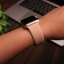 Silicon Watch Band for Apple Watch - Light Pink - سير ساعة ابل ووتش