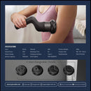 Porodo Lifestyle 4-Head Rotating Design Muscle Relief Massager [O] - مدلك تخفيف العضلات 4 رؤوس دوارة بورودو لايف ستايل - أسود - كفالة 24 شهر