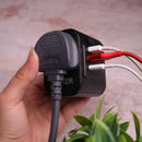 Anker 312 Outlet Extender – Black [D] - بلاك حائط دولي للسفر - انكر - 3 مخارج - 2 مخرجين يو اس بي - 1 مخرج تايب سي - كفالة 18 شهر