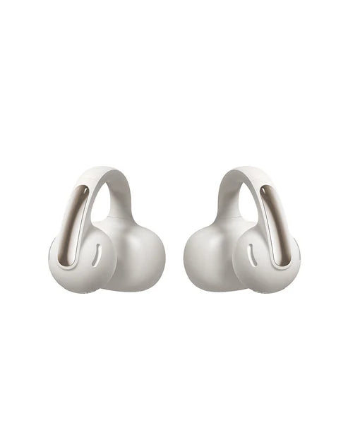 Baseus Bowie MC1 OL Open-Ear TWS Earbuds – White [D]-  سماعة بيسوس - بلوتوث - كفاله 12 شهر