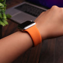 Silicon Watch Band for Apple Watch - Orange - سير ساعة ابل ووتش