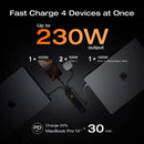 EcoFlow RAPID Pro Power Bank (27,650mAh, 300W, 140W Built-in Cable) - Silver [D] بطارية متنقلة - بيسوس - سعة 27000 - عدد سلك شاحن تايب سي - شاشة رقميه - قوة 300 واط - كفالة 24 شهر