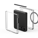 Araree Duple 360 Magsafe Cover For Z Flip 8-Clear Black [BU] - كفر سامسونج - حماية عالية - ماغ سيف