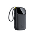 Baseus FC31 Power Bank 20000mAh 45W with 2 USB-C Cables – Black [D] بطارية متنقلة - بيسوس - سعة 20000 - عدد 2 سلك شاحن تايب سي - شاشة رقميه - قوة 45 واط - كفالة 24 شهر