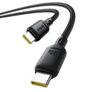 Baseus Silky 2m Fast Charging USB-C to USB-C Cable 100W – Black [D] سلك شحن - بيسوس - تايب سي الى تايب سي 100 واط - طول 2 متر - كفالة 12 شهر