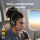 Anker Soundcore Space One Pro Wireless Headphones - Black [SH] - سماعة رأس بلوتوث - عزل ضوضاء نشط - انكر - كفالة 18 شهر