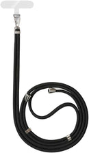 PLAZ Series Cross-body Phone Strap  black [H] خيط علاقة - يمكنكم اختيار مع كفر شفاف او بدون كفر