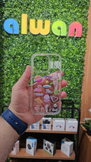 Noufa Clear Phone Case - كفر شفاف مع صور وعبارات من اختياركم حسب الرغبة - سيتم التواصل معاكم لارسال الصور