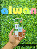 Noufa Clear Phone Case - كفر شفاف مع صور وعبارات من اختياركم حسب الرغبة - سيتم التواصل معاكم لارسال الصور