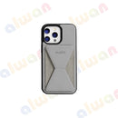 iPhone Case - Stand and Wallet Function - Wallet Case Gary [H] - كفر مقاوم للصدمات + ستاند + مسكة + مغناطيس - محفظة
