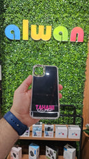 Noufa Mirror Case with Your Customization Letter - كفر مراية - الكفر + التصميم + الطباعة - سيتم التواصل معكم لتحديد الكلمات والالوان والصور