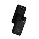 Smartix Premium Slim 45W GaN Wall Adaptor - Blake - بلاك شاحن حائط قوه 45 واط - منفذ تايب سي + منفذ يو اس بي - كفالة 12 شهر