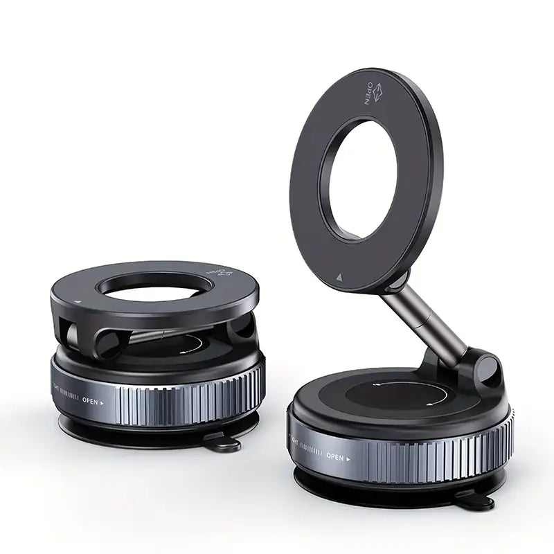 Car Magnetic Phone Holder (D4) - ستاند سيارة مناسب لجميع انواع الاجهزة - شفط بدون شحن - دوران 360 درجة - ماغ سيف