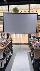 Portable Projector Screen 100 inch [H - شاشة بروجكتر متنقلة - مناسبة لجميع انواع البروجكترات