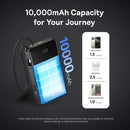 Baseus EnerFill FC51 Bipow2 Pro Digital Display Power Bank with Built-in Cable 10000mAh 22.5W - Cosmic Black [D] بطارية متنقلة - بيسوس - سعة 10000 - عدد 1 سلك شاحن تايب سي - شاشة رقميه - قوة 22.5 واط - كفالة 24 شهر