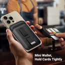 UGREEN Magnetic Wallet with Stand - Black [b] - محفظة ومسكة وستاند مغناطيس - ماغ سيف - يوجرين