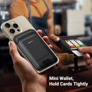 UGREEN Magnetic Wallet with Stand - Black [b] - محفظة ومسكة مغناطيس - ماغ سيف - يوجرين