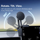 Baseus MaxView Magnetic Car Mount for Infotainment Screen – Grey [D] - ستاند سيارة للشاشة - دوران 360 درجة - ماغ سيف
