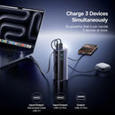 Baseus EnerGeek GR11 Power Bank with Retractable Cable 10000mAh 100W [D] بطارية متنقلة - بيسوس - سعة 10000 - عدد 1 سلك شاحن تايب سي - شاشة رقميه - قوة 100 واط - كفالة 24 شهر