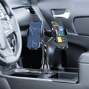 Green Lion Dual Drive Universal Car phone Holder - Black - ستاند سيارة - مكان الكوب - ذراع طويل