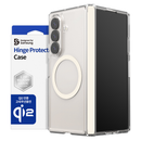 Araree Duple 360 Magsafe Cover For Z Fold 8 Ultra-Clear Cream [BU] - كفر سامسونج  - حماية عالية - ماق سيف