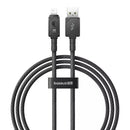 Fast Charging Cable Baseus Explorer 2.4A 1M (Black) - سلك شحن ايفون - بيسوس - طول 1 متر - كفالة 12 شهر