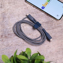 Energea Flow USB-C To USB-C Cable 1.5M - Blue [B] - سلك شحن  تايب سي - انيرجيا - 1.5 متر - كفالة 5 سنين - لدعم الشحن السريع
