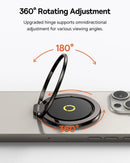 Baseus MagPro Series II Magnetic Ring Phone Holder - Black [D] - مسكة دائريه مغناطيس وستاند + ماغ سيف