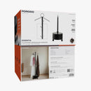 Porodo Lifestyle Essentia Clothing Bakhour Hanger with Storage Tray & Wheels [O] -  حـامل الملابس بمساحة تخزين وعجلات - بورودو - كفالة 24 شهر