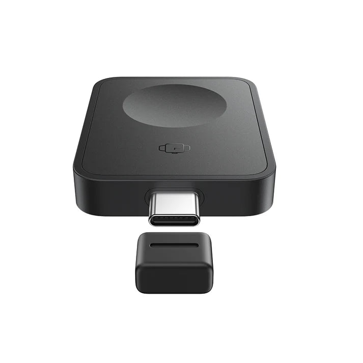 Baseus MagPro Magnetic Wireless Charger for E-Watch 2.5W – Black [D] شاحن ابل واتش - ماغ سيف وايرلس بقوة 2.5 واط - خاصية الشحن السريع - كفالة 12 شهر