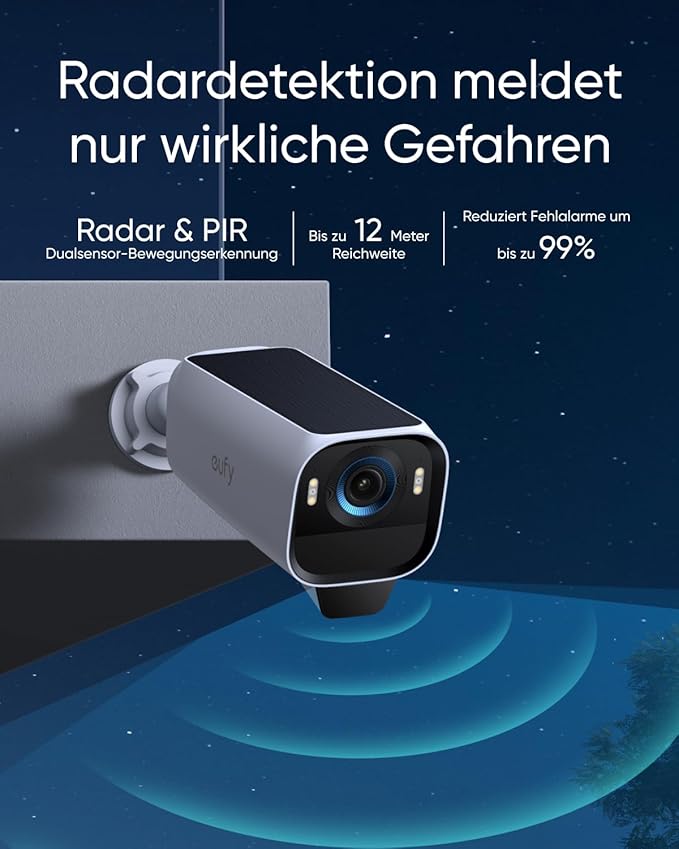 EufyCam S3 Pro 4K (2 Camera Kit) - Black+White  [D] - 4k كاميرا خارجيه - يوفي الذكية - انكر - كفاله 12 شهر