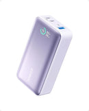 Anker 533 Power Bank (PowerCore 30W) 10000 PD - Violet [D] - بطارية متنقلة - انكر - قوة 10000 - 30 واط - شاشة رقمية - خاصية الشحن السريع - كفالة 18 شهر