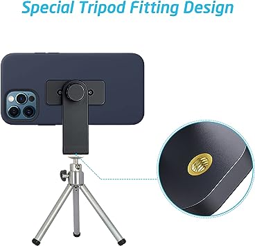 WixGear Magnetic Tripod Mount - 324 - حامل للهاتف - متوافق مع جميع استندات ثلاثية القوائم - ويكس جير