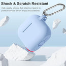 Clip AirPods 4 - 2024 Silicon Case - Light Blue - كفر حماية - سماعة ابل ايربودز 4 - 2024