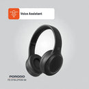 Porodo Soundtec PRIMO Wireless Headphone ENC & Low- Latency Gaming Mode - Black [O] - سماعة رأس بلوتوث - بورودو - كفالة 12 شهر