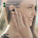 Green Lion Sonix Clip On Earbuds - Black - سماعة جرين لاين - بلوتوث - كفاله 12 شهر