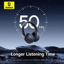 Baseus 35 Max Wireless Headphones – Grey [D] - سماعة رأس بلوتوث - بيسوس - كفالة 12 شهر