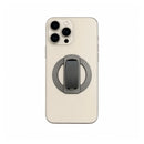 Wewe N52 magnet provides a strong hold 360-degree rotation for flexible Gray [H] - مسكة - سيليكون + ستاند - خاصية الماغ سيف