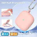 Clip AirPods 4 - 2024 Silicon Case - Sand Powder - كفر حماية - سماعة ابل ايربودز 4 - 2024