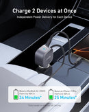 Anker USB-C Car Charger, 75W Max, Ultra-Compact, Type-C Fast Charger with Built-in Retractable USB-C Cable - شاحن ولاعة للسيارة - انكر - قوة 75 واط - 1 منفذ تايب سي للشحن السريع - سلك شن تايب سي مدمج - كفالة 18 شهر