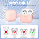 Clip AirPods 4 - 2024 Silicon Case - Sand Powder - كفر حماية - سماعة ابل ايربودز 4 - 2024