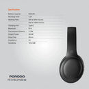 Porodo Soundtec PRIMO Wireless Headphone ENC & Low- Latency Gaming Mode - Black [O] - سماعة رأس بلوتوث - بورودو - كفالة 12 شهر