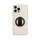 Wewe N52 magnet provides a strong hold 360-degree rotation for flexible Black [H] - مسكة - سيليكون + ستاند - خاصية الماغ سيف