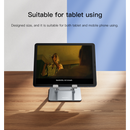 Yesido C185 Adjustable Height Aircooled Foldable Desktop Supporter Holder Metal Laptop Tablet PC Stand - ستاند مكتبي - عالي الجودة - دوران 720 درجة - لجميع انواع التابلت و الايباد