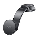 Yesido C176 Bending Arm Car Suction Cup Mount Magnetic Cell Phone Holder – Black - ستاند سيارة  - مغناطيس - مرن قايل للطي - دوران 360 درجة - مناسب لجميع انواع الاجهزة